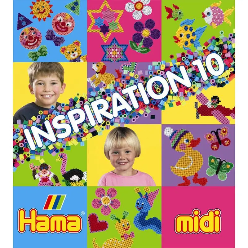 Hama zažehlovací korálky - Pomůcka, Knížka inspirací MIDI č.10
