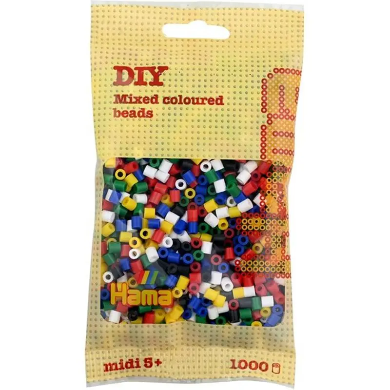 HAMA Korálky v sáčku - mix 1000ks MIDI 3