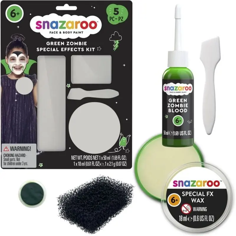 Snazaroo - Speciální efekty, Sada zombie s voskem a krví