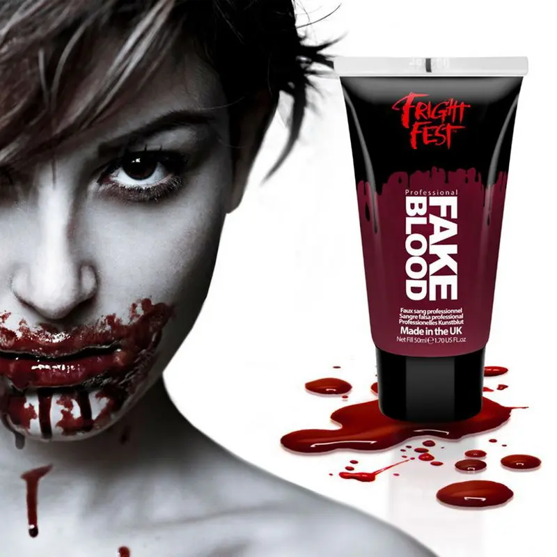 PaintGlow - Krev umělá 50ml, červená tekutý gel