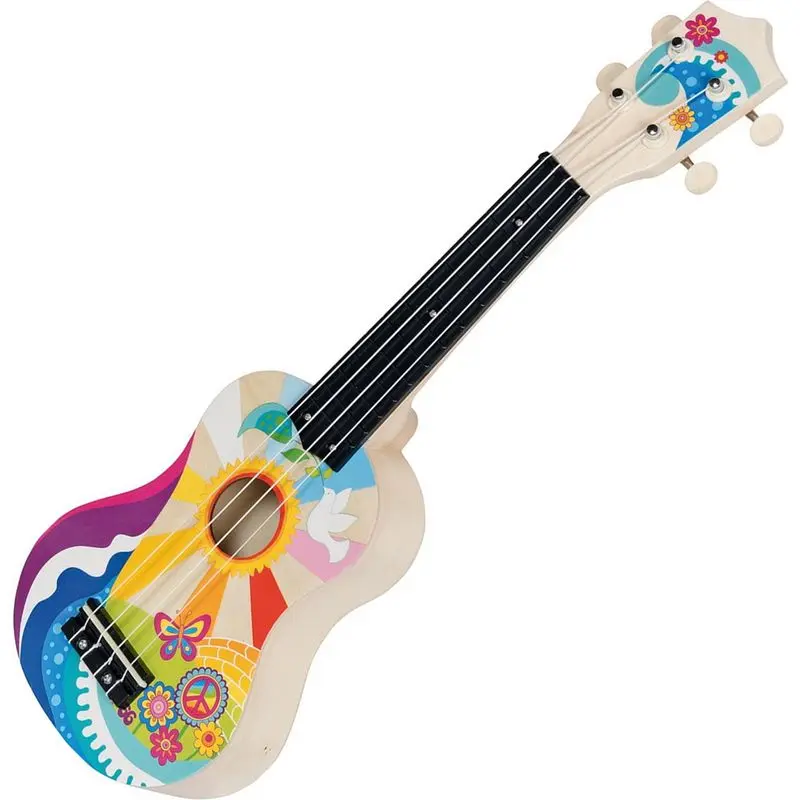 Goki Dřevěné ukulele Flower