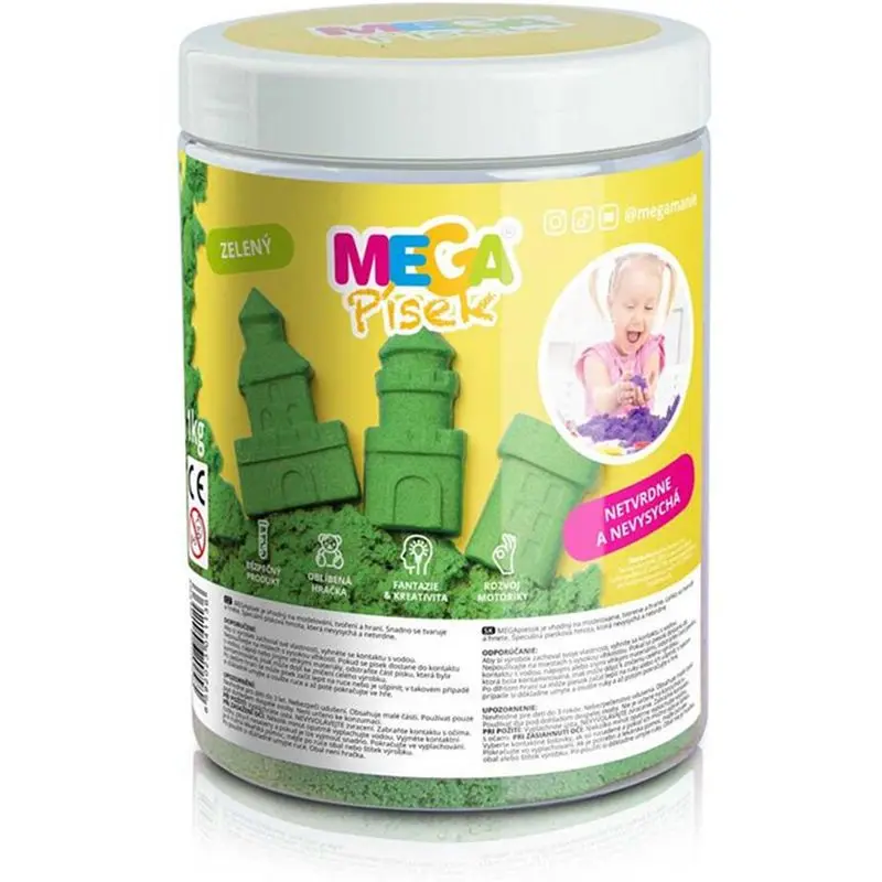 MEGApísek - zelený 1 kg