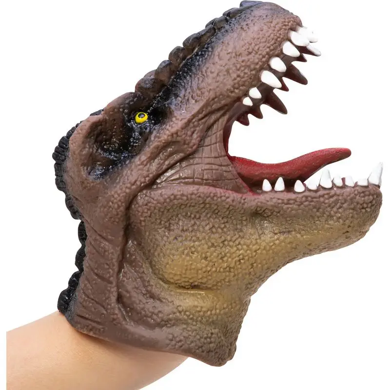 Schylling Dinosaurus - Maňásek na ruku - hnědá