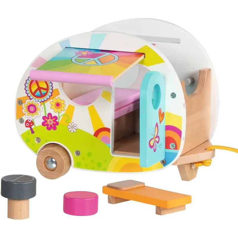 Nábytek pro panenky - Obytný karavan vybavený (Goki)