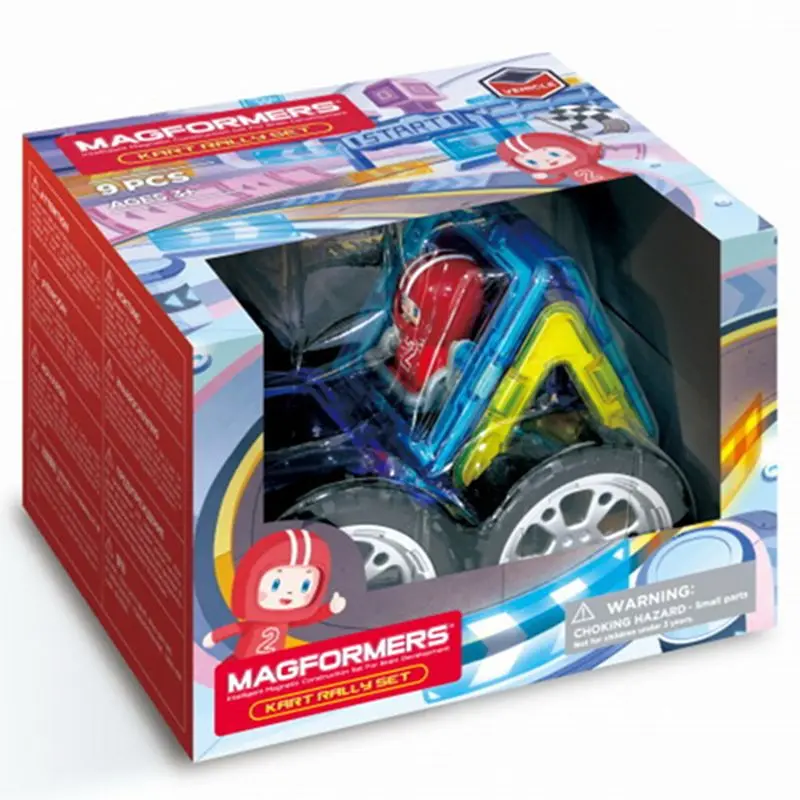 Magformers - Motokára Rally, 9 dílků