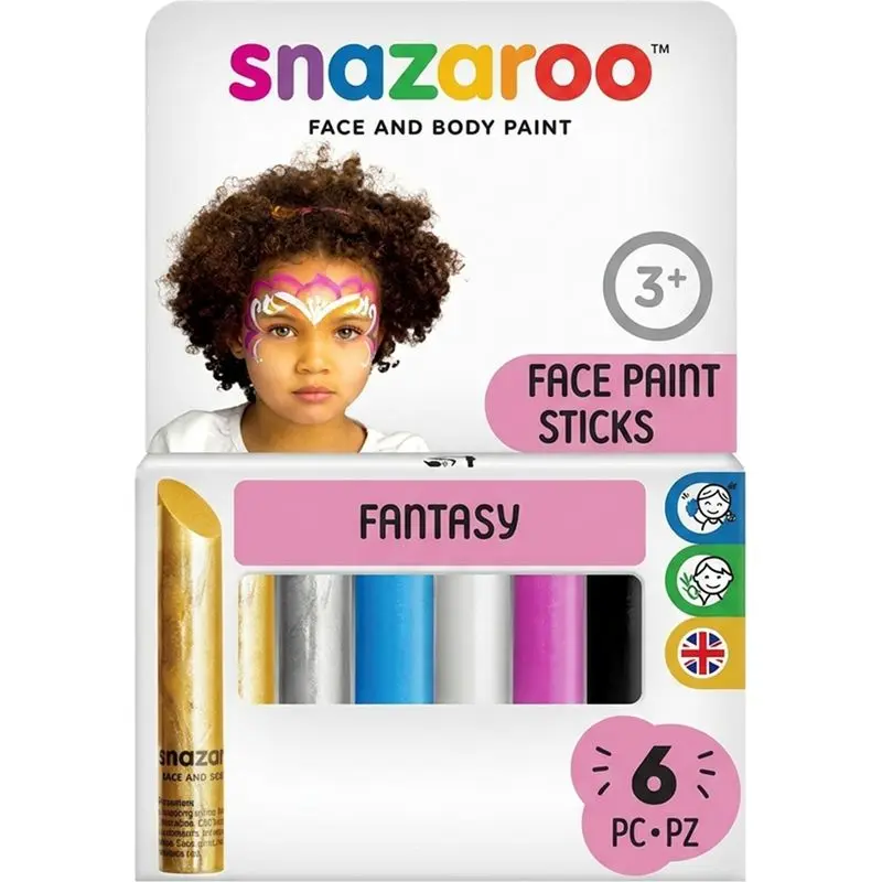 Tužky na obličej 6 barev Snazaroo – Fantasy