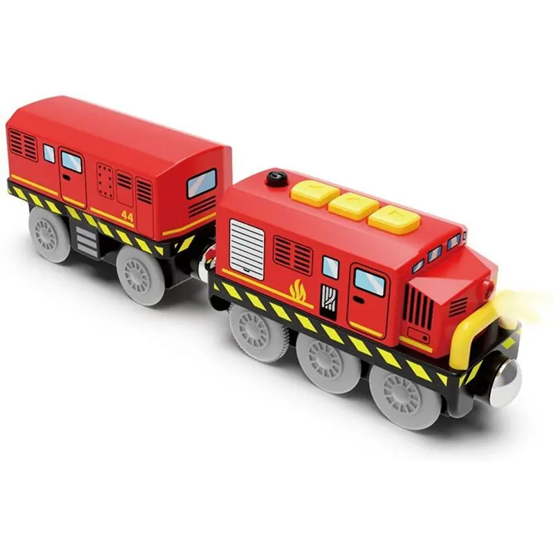 Vláčkodráha mašinka - Elektrická s pohonem, Posunovací vlak čevený (2Kids Toys)