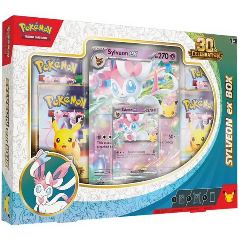 Pokémon TCG: 30th Celebration - Sylveon ex Box
