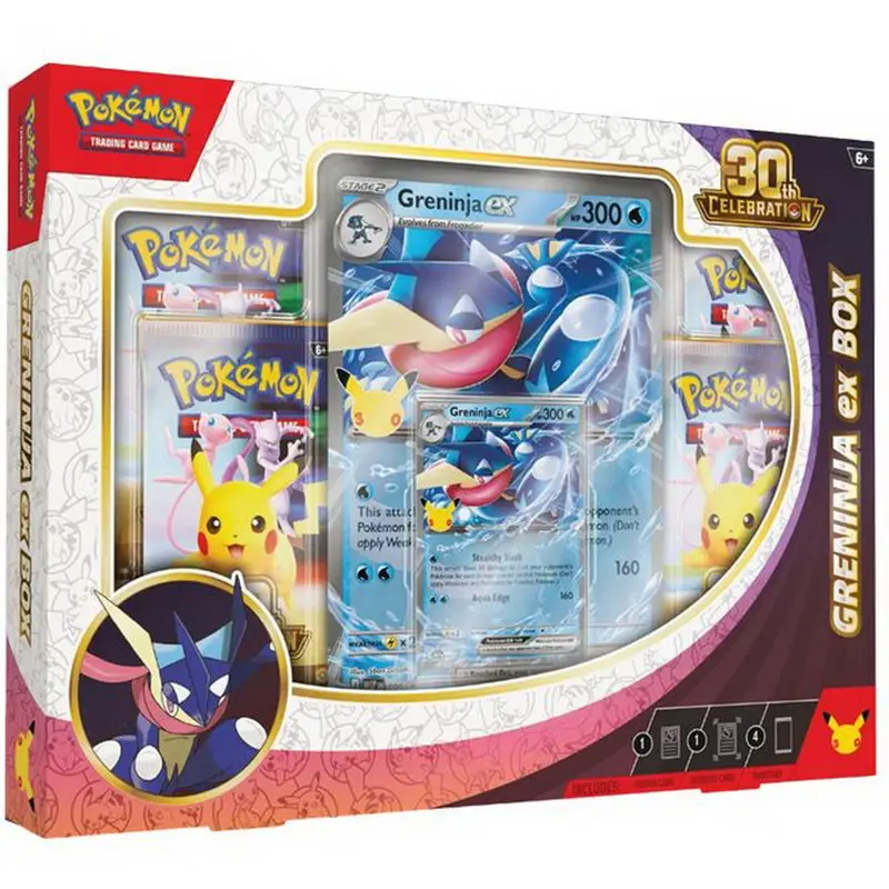 Pokémon TCG: 30th Celebration Greninja ex Box