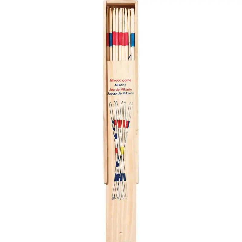 Společenská hra - Mikádo dřevěné v krabičce, 28cm (Goki)