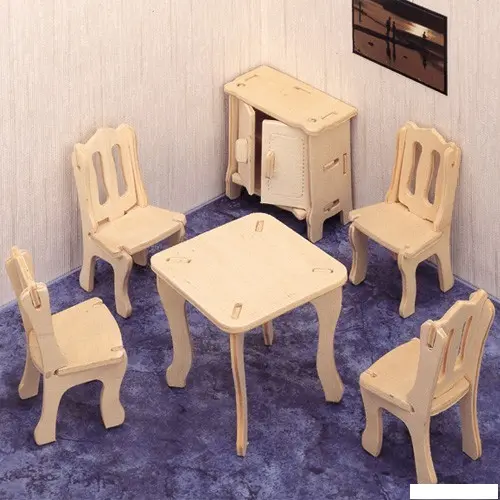 3D Puzzle přírodní - Jídelna