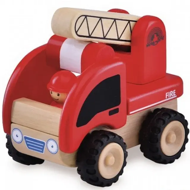 Auto - Miniworld, Hasičské dřevěné (Wonderworld)