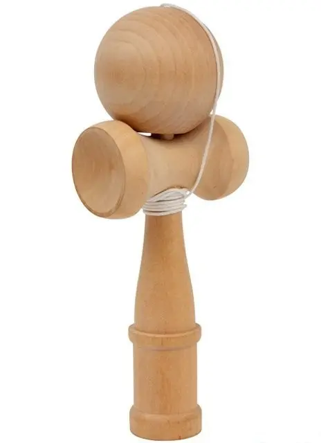 Small Foot Dětská dřevěná hra Kendama přírodní