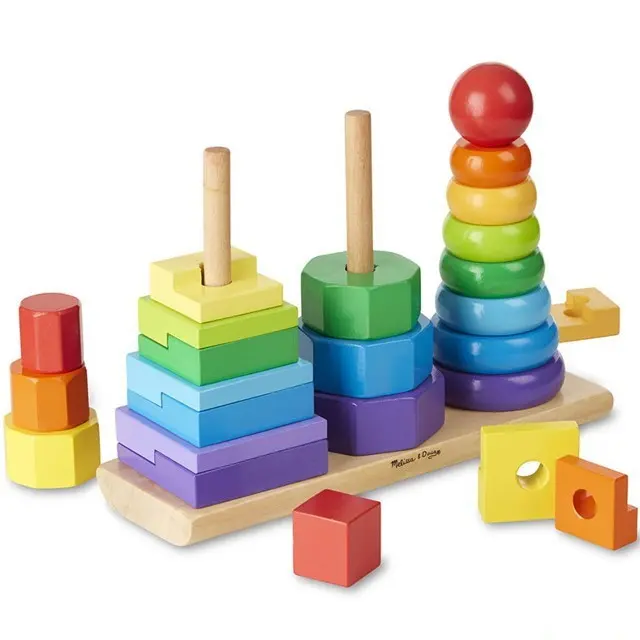 Dřevěná skládačka Geometrické tvary