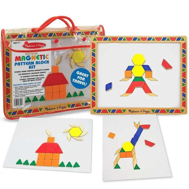 Puzzle magnetické - Mozaika v kufříku, 120ks (M&D)