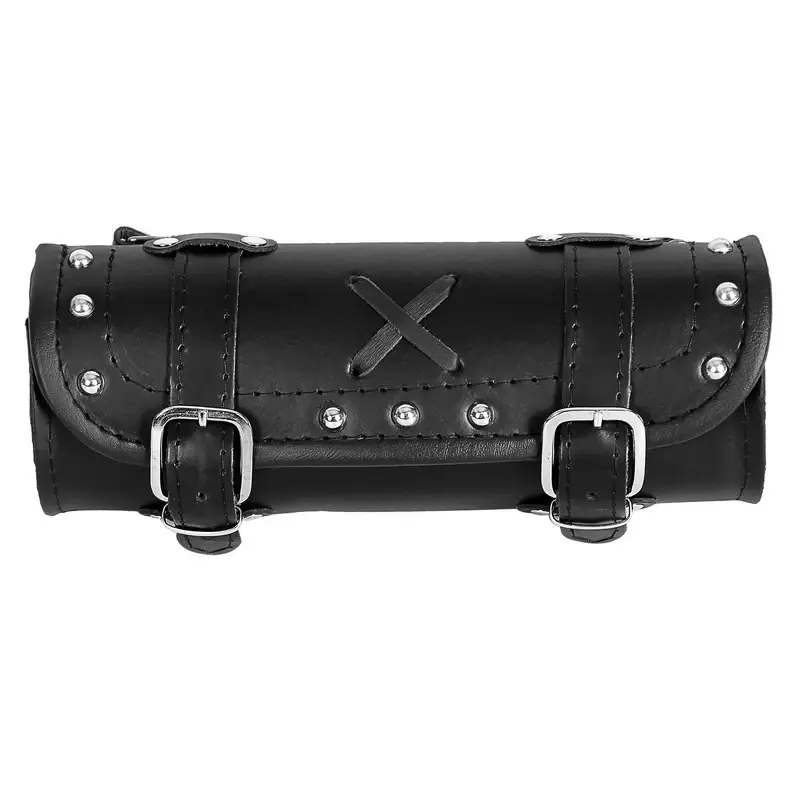 TXR Kožená rolka na motorku V3 Standard (Zapínání pomocí dvou přezek, řemínky pro upevnění, vyrobeno v EU)