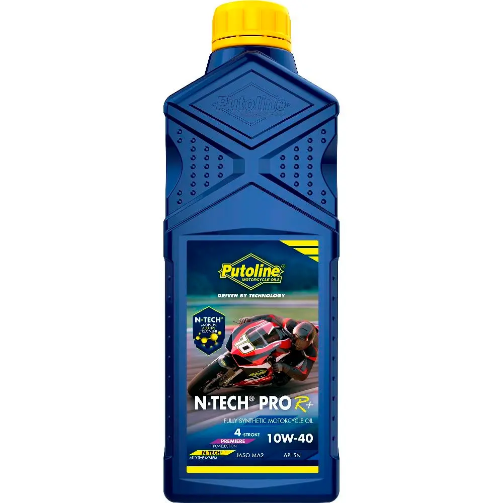 PUTOLINE Motorový olej N-Tech Pro R+ 10W40 4T 1L Road/OFF-Road (Nejpokročilejší, plně syntetický olej pro 4-taktní motory, jaký kdy společnost)