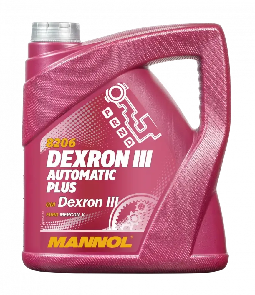 MANNOL Převodový olej 8206 Dexron III Automatic Plus - 4L (Univerzální celoroční převodová kapalina (ATF) na syntetickém základě)