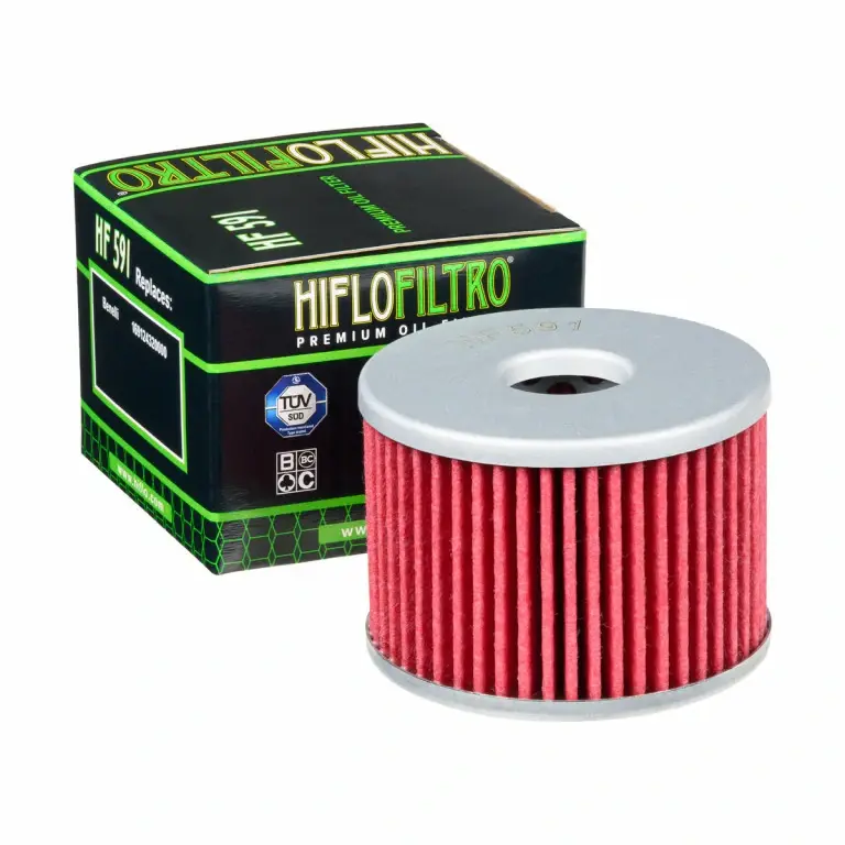HIFLO olejový filtr HF 591 BENELLI BN 125 '17-'22, TNT 125 '17-'24 (OEM: 169124320000) (HIFLO olejový filtr HF 591 BENELLI BN 125 '17-'22, TNT 125)