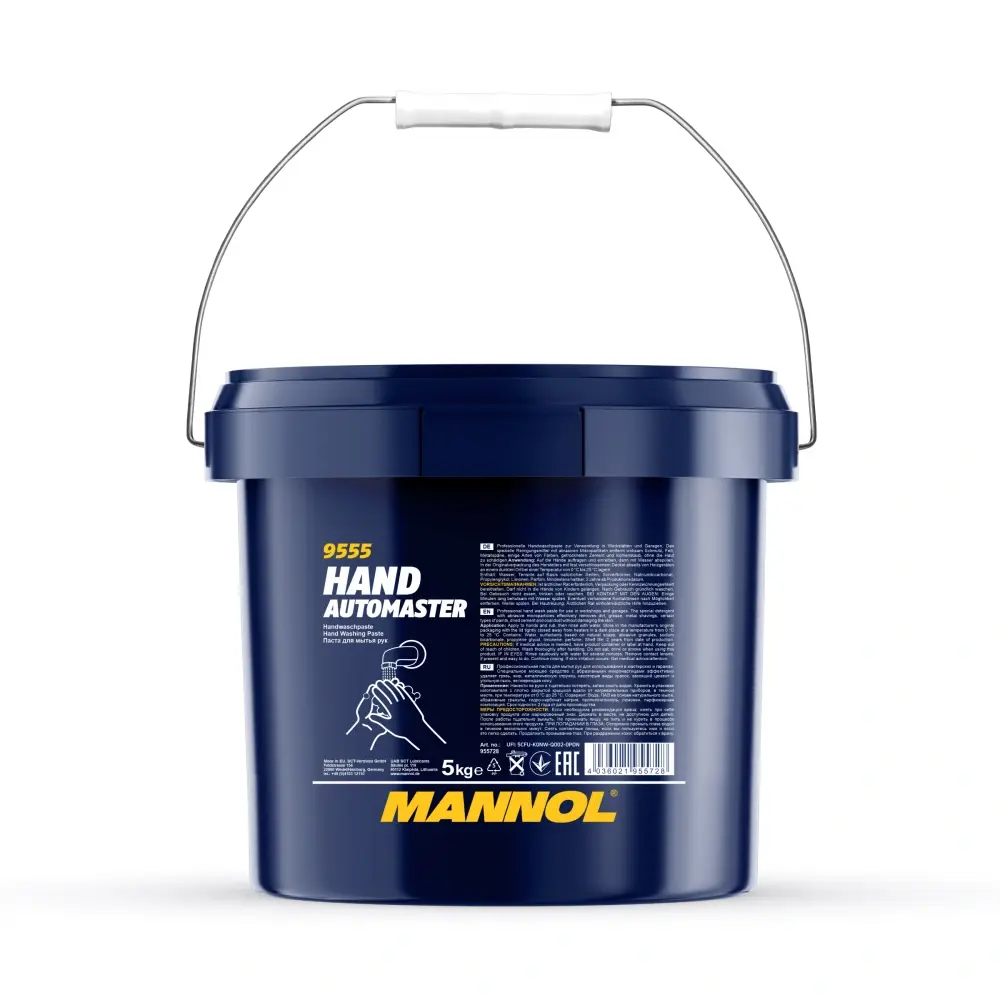 MANNOL 9555 Hand Automaster (čisticí pasta na ruce) - 5kg (Čisticí pasta na ruce pro autoservisy, dílny i domácnost)