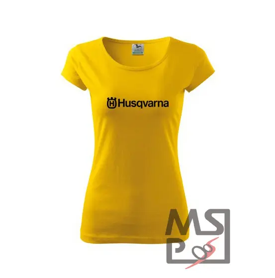 Dámské triko s motivem Husqvarna