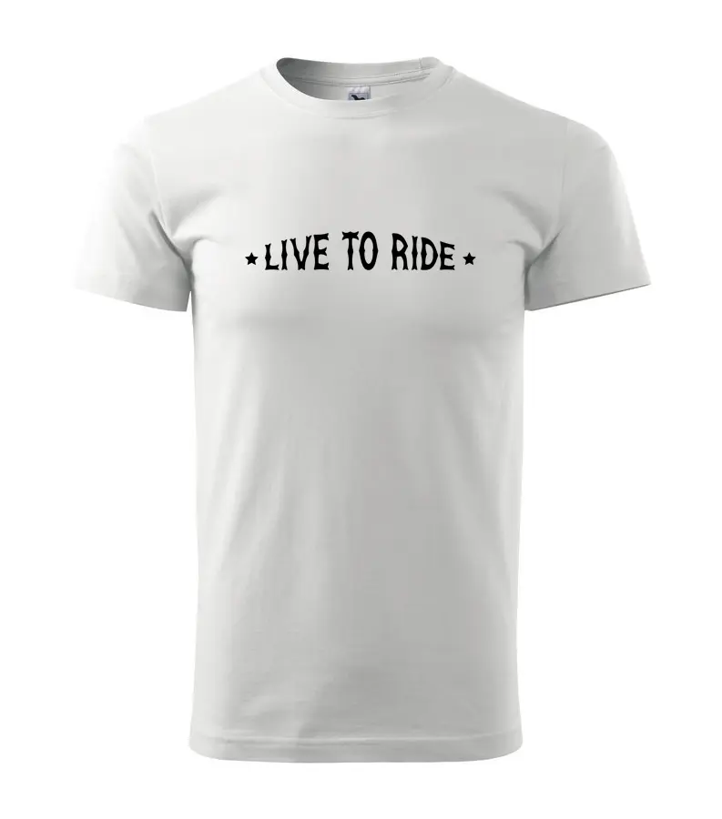 MSP Pánské triko s moto motivem 38 Live to ride