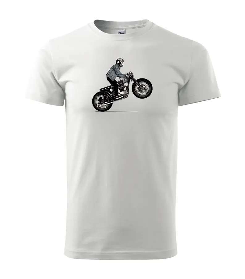 MSP Pánské triko s moto motivem 91 Kostra Cafe racer