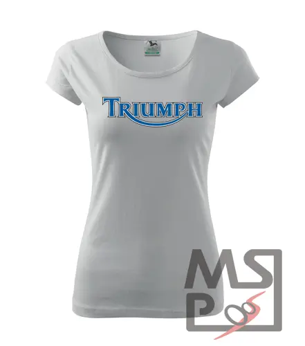 Dámské Triko s moto motivem 76 Triumph