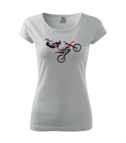 Dámské Triko s moto motivem 184 Cross
