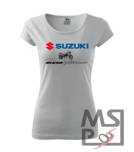 Dámské Triko s moto motivem 258 Suzuki V-Strom