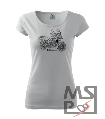 Dámské Triko s moto motivem 259 Suzuki V-Strom