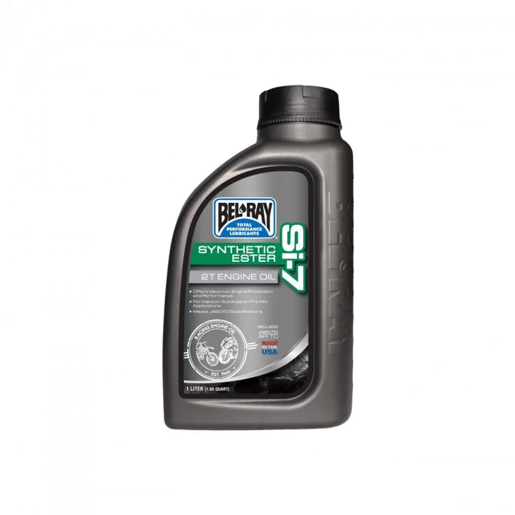 BEL-RAY Motorový olej Si-7 FULL SYNTHETIC ESTER 2T 1L (plně syntetický olej speciálně vyvinutý pro oddělené mazání, lze jej však stejně dobře)