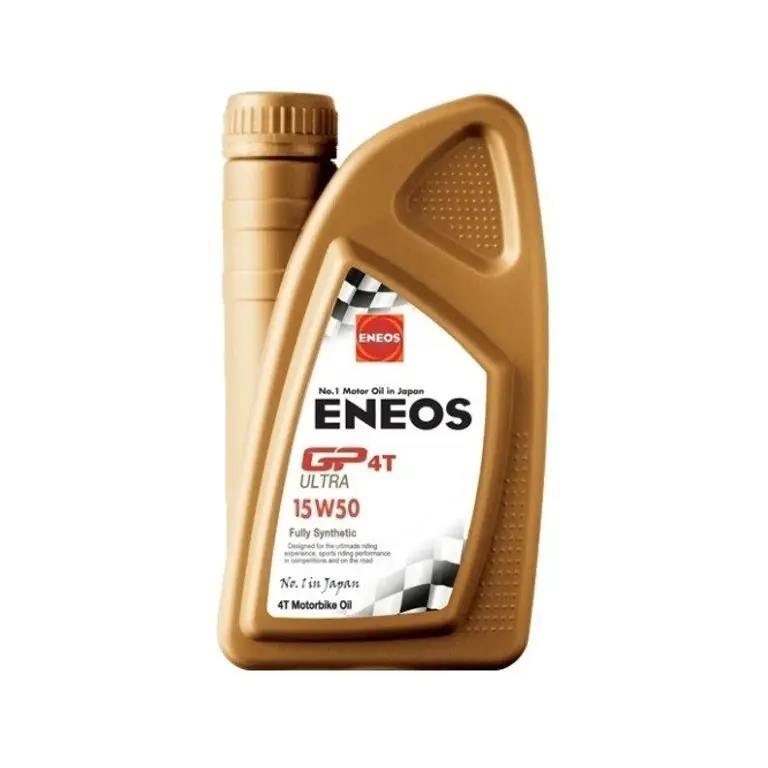 ENEOS Motorový olej GP4T Ultra Enduro 15W50 1l (Motorový olej pro čtyřtaktní motocykly)