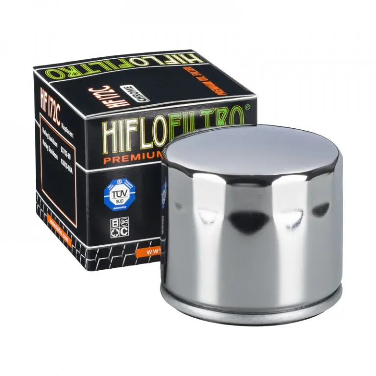 HIFLO olejový filtr HF 172 HARLEY-DAVIDSON, NORTON (68-) chromovaný (50) (HIFLO olejový filtr HF 172 HARLEY-DAVIDSON, NORTON (68-) chromovaný (50))