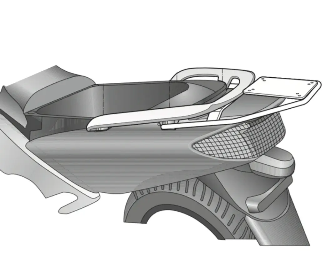 SHAD Montážní sada pro horní kufr Top master Y0T51T YAMAHA TMAX 500 (Montážní sada pro horní kufr SHAD, vhodná pro všechny typy. Nemusíte objednávat)