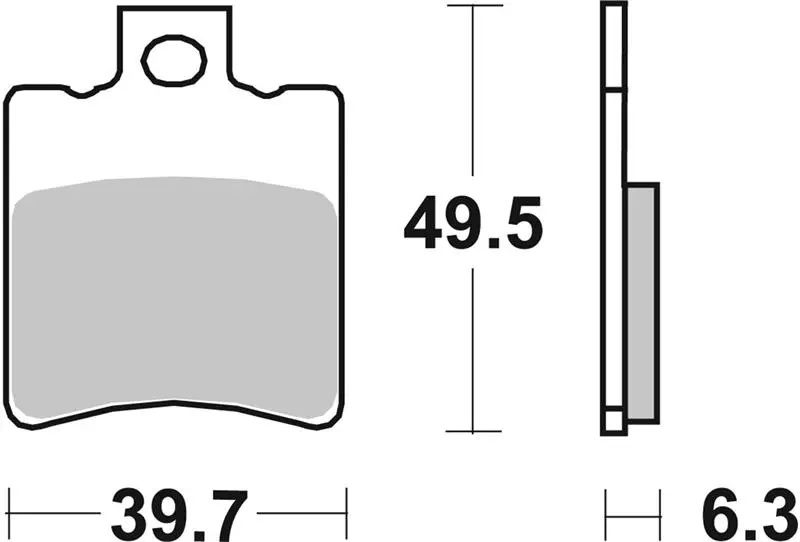 SBS brzdové destičky KH193 STREET STANDARD CERAMIC barva černá (SBS brzdové destičky KH193 STREET STANDARD CERAMIC barva černá)