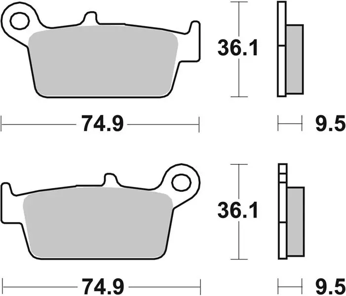 SBS brzdové destičky KH131 OFF-ROAD sintrované barva zlatá (SBS brzdové destičky KH131 OFF-ROAD sintrované barva zlatá)