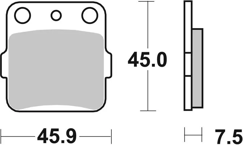 SBS brzdové destičky KH084 OFF-ROAD závodní sintrované barva zlatá (SBS brzdové destičky KH084 OFF-ROAD závodní sintrované barva zlatá)