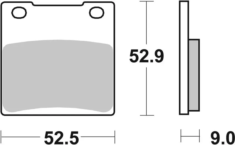 SBS brzdové destičky KH63 / KH063 / KH161 STREET standardní keramické barva černá (SBS brzdové destičky KH63 / KH063 / KH161 STREET standardní)