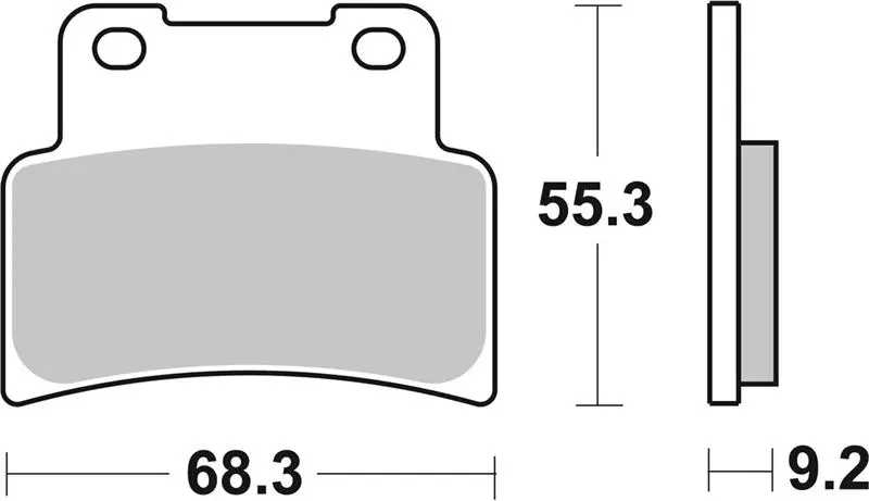 SBS Brzdové destičky 844HS