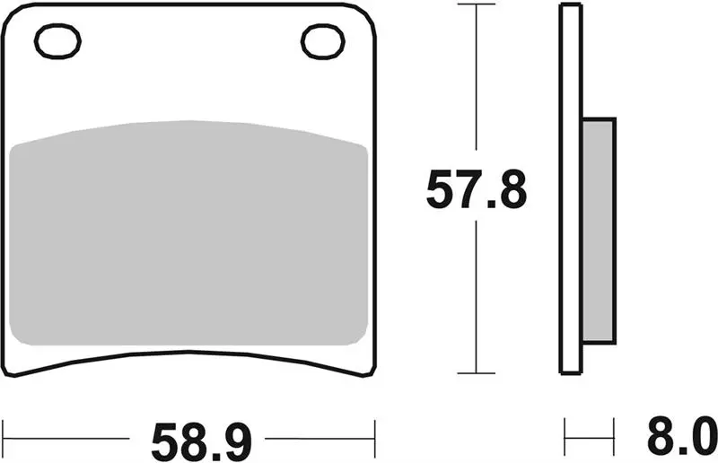 SBS brzdové destičky KH146 STREET STANDART keramické barva černá (SBS brzdové destičky KH146 STREET STANDART keramické barva černá)