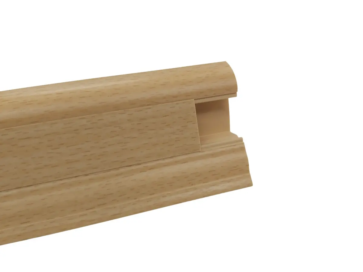Döllken, Soklová podlahová lišta SLK50 W137 Buk 2,5 m, 2500x50x25 mm, hnědá