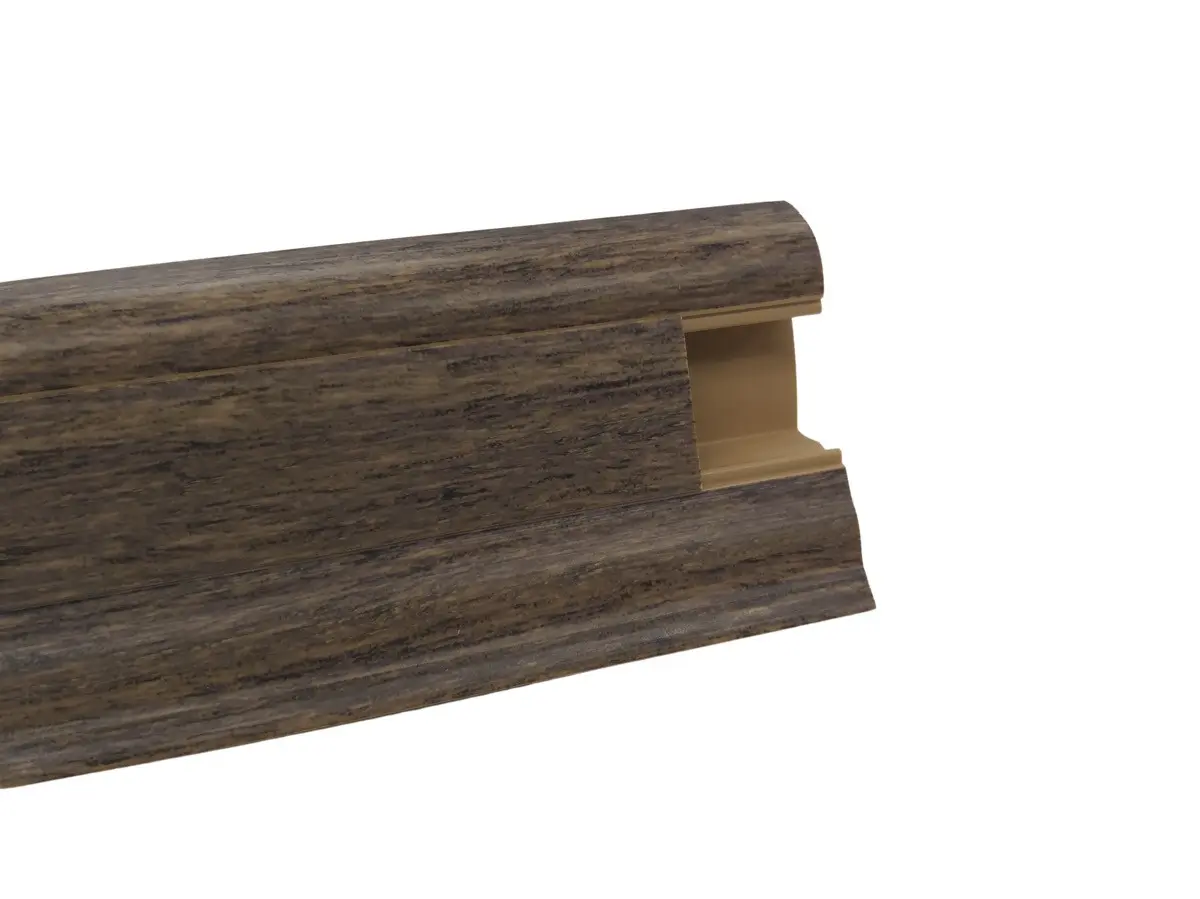 Döllken, Soklová podlahová lišta SLK50 W175 Panga Panga 2,5 m, 2500x50x25 mm, hnědá