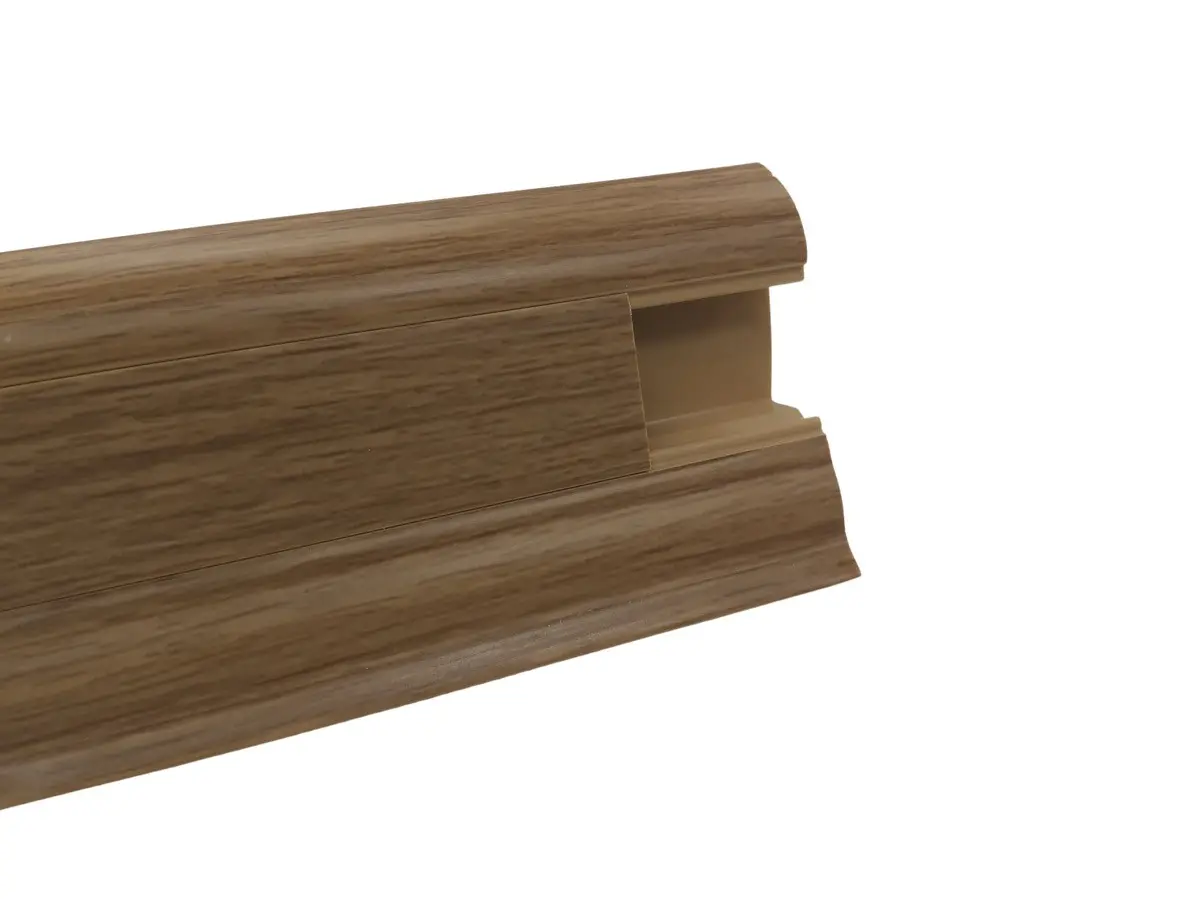 Döllken, Soklová podlahová lišta SLK50 W184 Picota třešeň 2,5 m, 2500x50x25 mm, hnědá