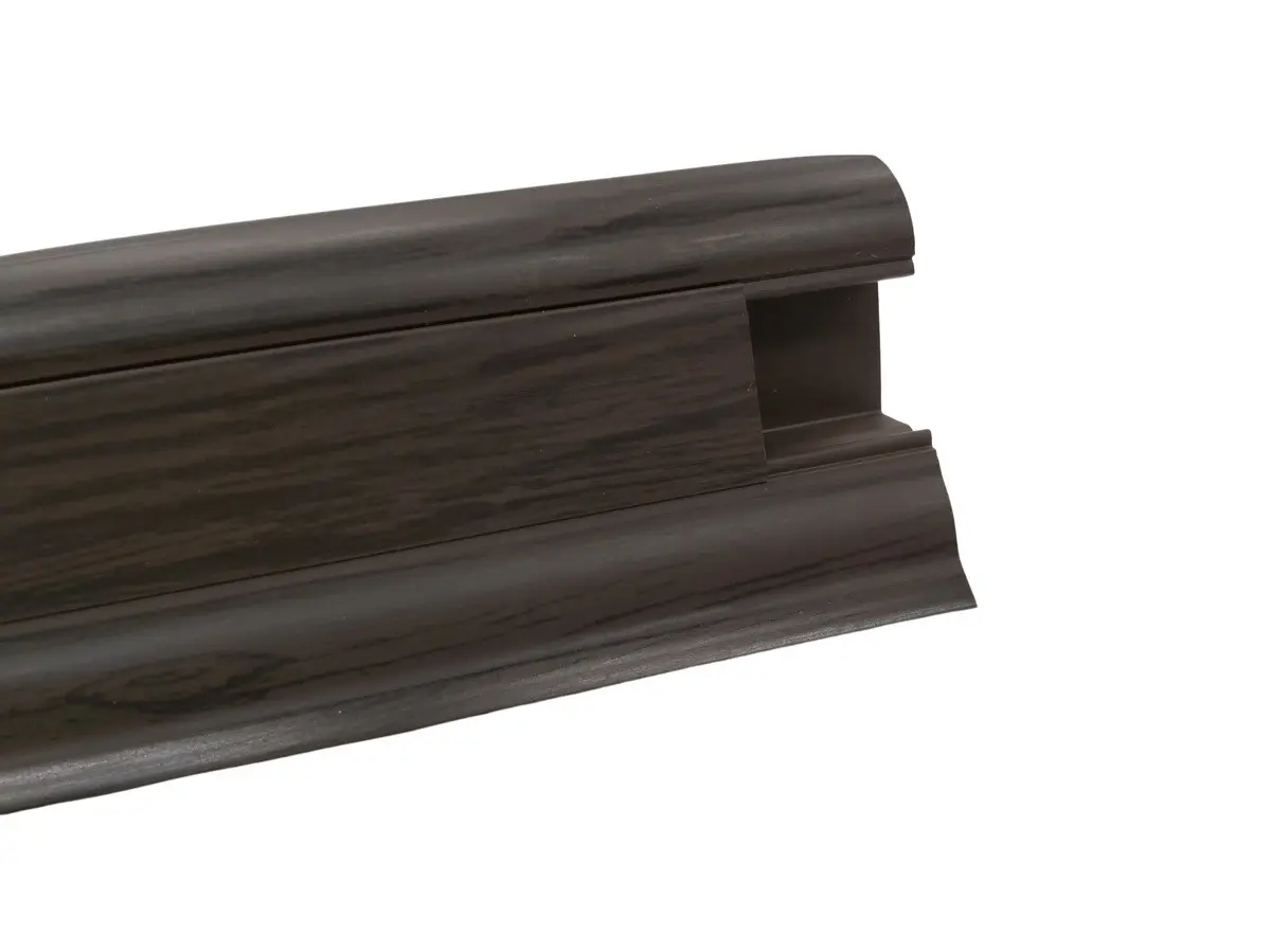Döllken, DOPRODEJ: Soklová podlahová lišta SLK50 W476 Wenge 2,5 m, 2500x50x25 mm, hnědá