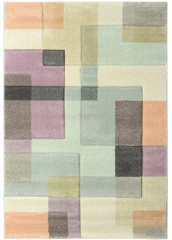 Medipa (Merinos), Kusový koberec Pastel/Indigo 22798/110, 80x150, vícebarevná, kancelář