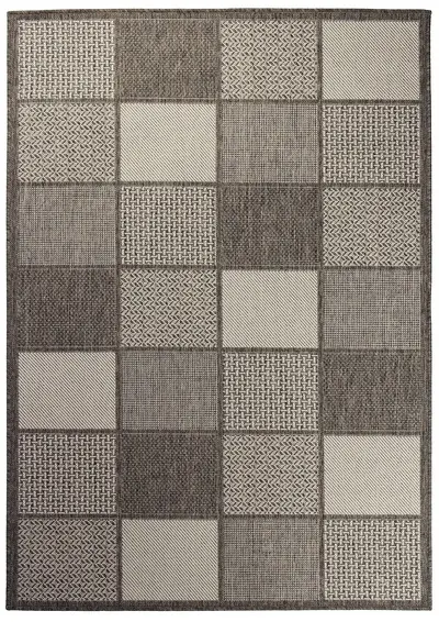 Oriental Weavers, Kusový koberec SISALO/DAWN 85/W71E – na ven i na doma, 66x120, hnědá, chodba / předsíň