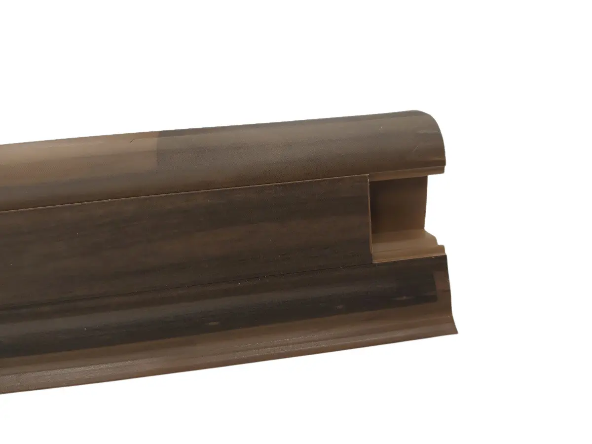 Döllken, DOPRODEJ: Soklová podlahová lišta SLK50 W213 Ořech valencia 2,5 m, 2500x50x25 mm, hnědá