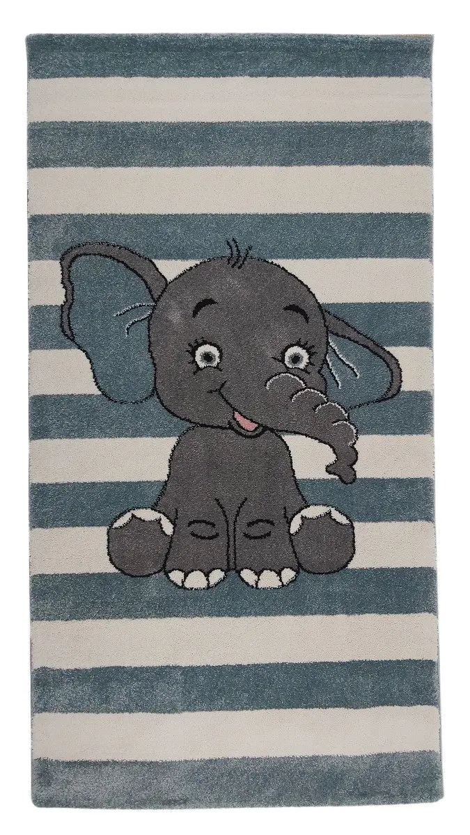 Vopi, Dětský koberec Kiddo A1087 blue, 120x170, modrá, dětský pokoj