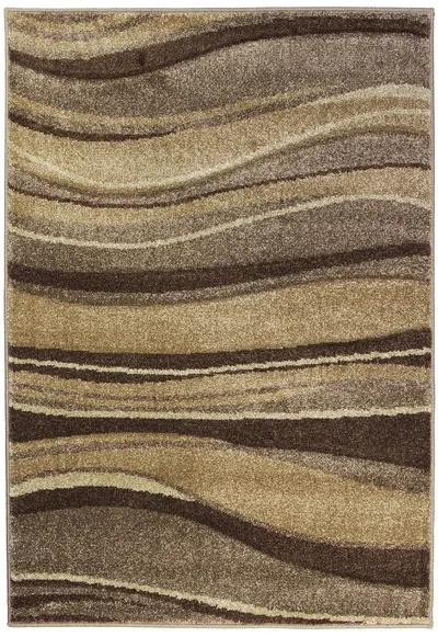 Oriental Weavers, Kusový koberec Portland 1598 AY3 D, 120x170, hnědá, chodba / předsíň